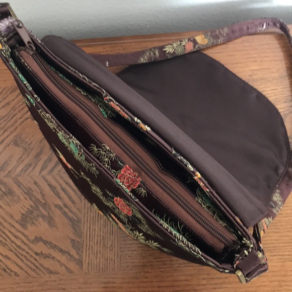 Japanese Beaded Messenger-Style Purse - Picture 4 of 7